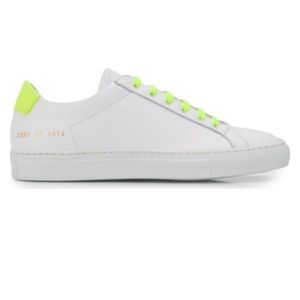 Common Projects fluorescent Achilles sneakers